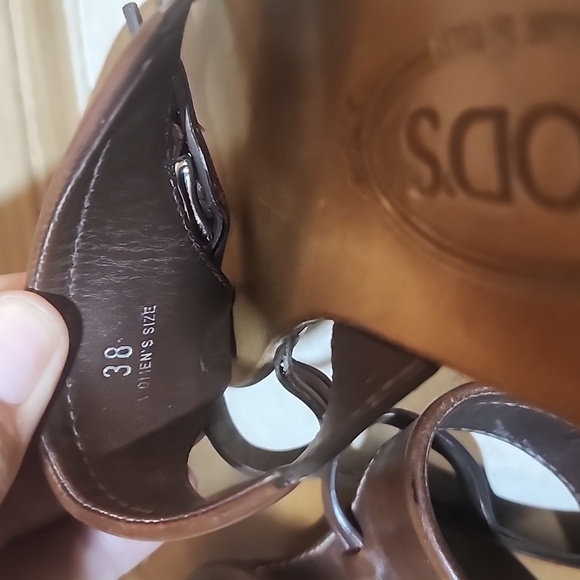 TOD'S Sandals Made In Italy  Size 38 - Picture 8 of 10